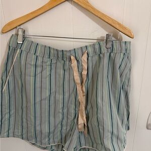Striped Pajama/Loungewear Shorts for Women